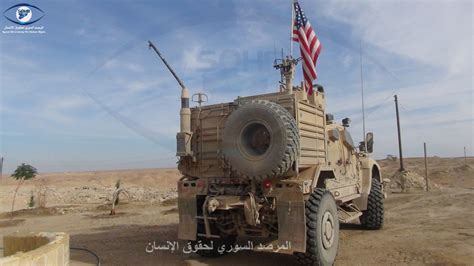 Last Isis Stronghold In Eastern Deir Ezzor Convoy Of Us Led International Coalition Tour Al