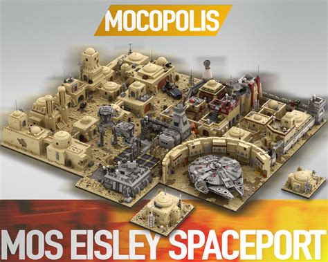 LEGO MOC TATOOINE MOS EISLEY SPACEPORT By MOCOPOLIS Rebrickable Build With LEGO