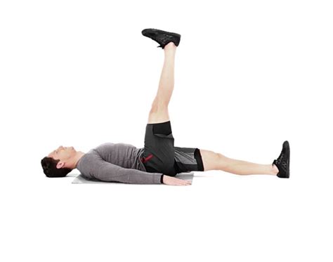 Lying Straight Leg Raise Exercise Video Guide Muscle And Fitness