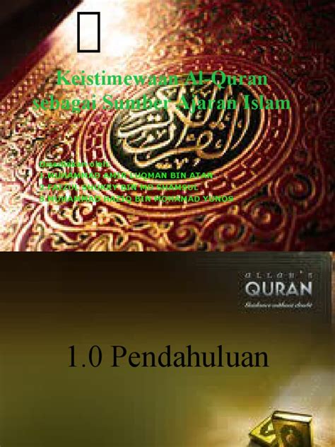Keistimewaan Al-Quran Sebagai Sumber Ajaran Islam