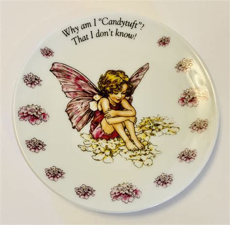 Flower Fairy Plate Bone China Cicely Mary Barker The Etsy Cicely