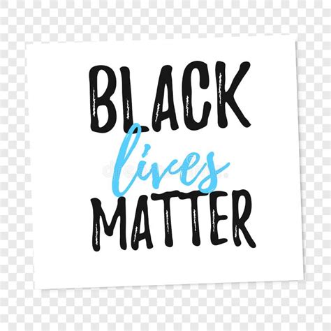 Black Lives Matter Template Vector Illustration Editorial Photo