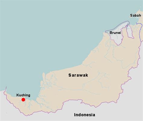 Map Of Malaysia Sarawak Maps Of The World