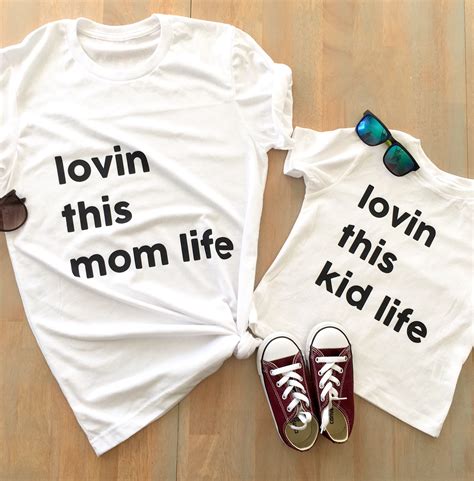 Lovin This Mom And Kid Life Mommy And Me Shirts Mom And Etsy Mommy