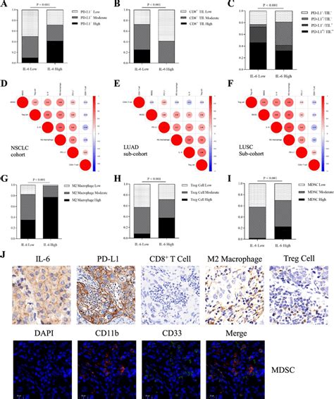 Relationship Among Il 6 Expression Pd L1 Expression And Immune Cell