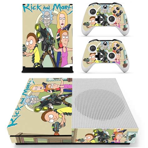 Rick And Morty Decal Skin Sticker For Xbox One S Console And Controllers