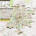 Madrid bus routes map - Bus routes Madrid map (Spain)