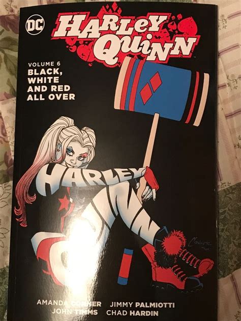 Volume 6 Black White And Red All Over Harley Quinn Comic Comic Books