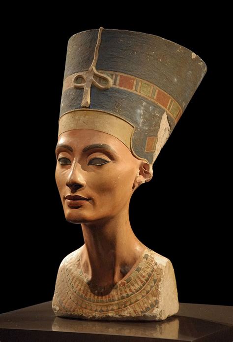 The Nefertiti Bust Is A 3300 Year Old Painted Limestone Bust Of