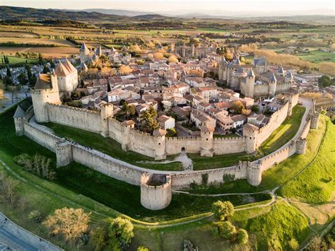 Photo Cité De Carcassonne France World Heritage Sites Carcassonne France Walled City