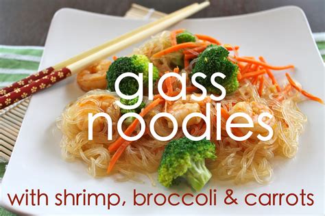 Ready to enjoy within minutes, so forget about the take outs. Glass Noodles with Shrimp, Broccoli and Carrots