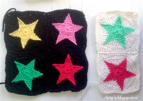 5 Point Star Granny Square Try Out
