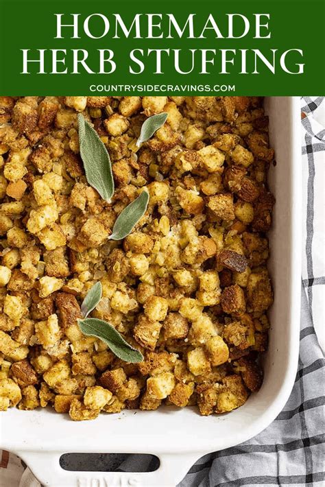 This Classic Stuffing Recipe Is Made With Simple Ingredients It’s Perfect For Stuffing A