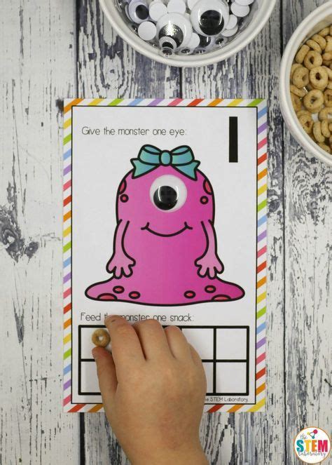 Monster Counting Mats Preschool Themes Halloween Math Numbers Preschool