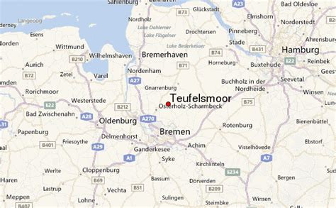 Teufelsmoor map by googlemaps engine: Teufelsmoor Weather Forecast