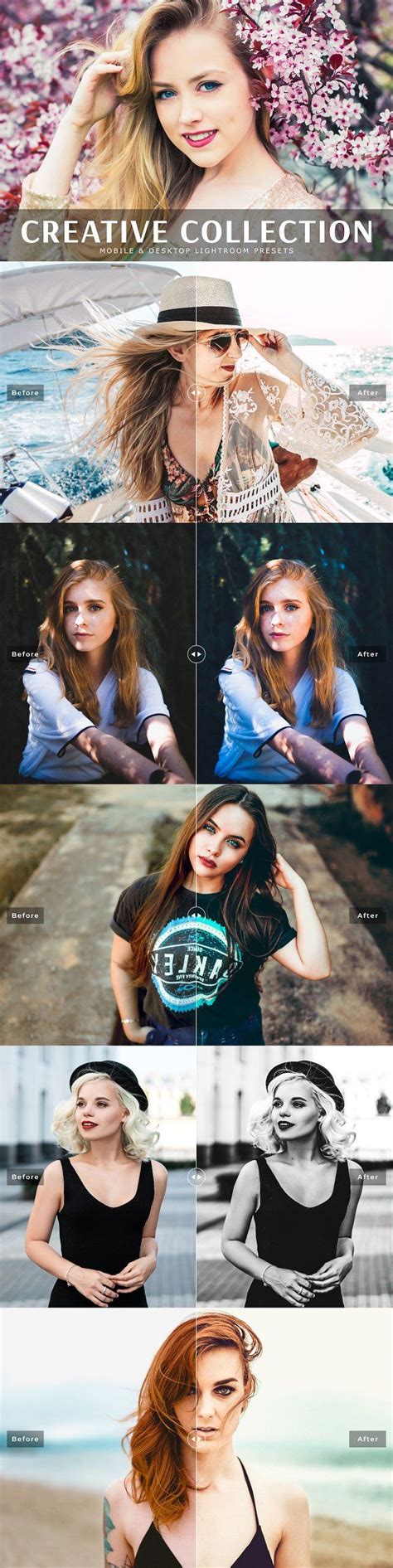 Lightroom presets are a great way to speed up photo editing. Creative Collection Lightroom Preset (With images ...