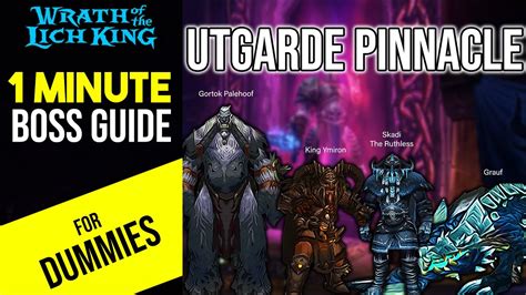 Utgarde Pinnacle Heroic Boss Guide Wrath Classic Wotlk Youtube