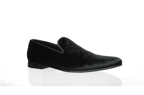 Steve Madden Mens Laight Black Velvet Loafers Size Ebay