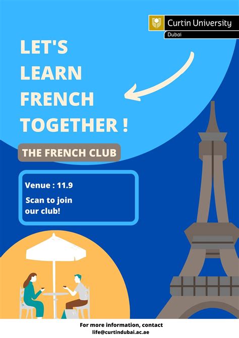 French Club Curtin Dubai Student Life
