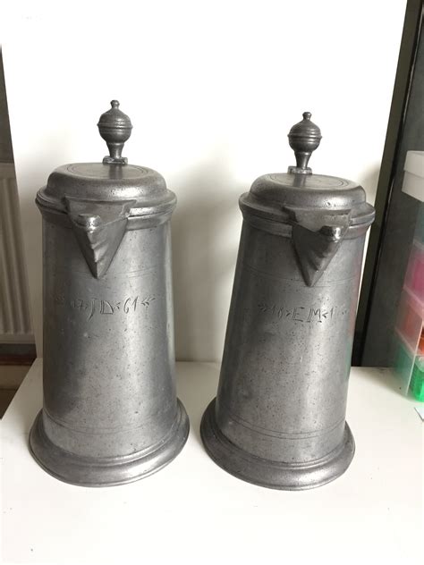 Can Anyone Identify These Pewter Touchmarks Antiques Board