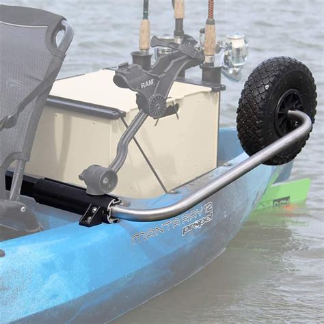 Amazon Com Boonedox Groovy Landing Gear Kayak Wheel System Hobie Pro Angler Sports