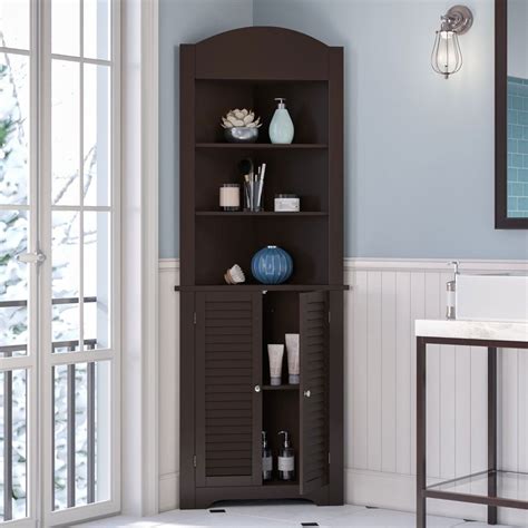 Ellsworth Tall Corner Cabinet In Espresso Riverridge® Home Dark Brown