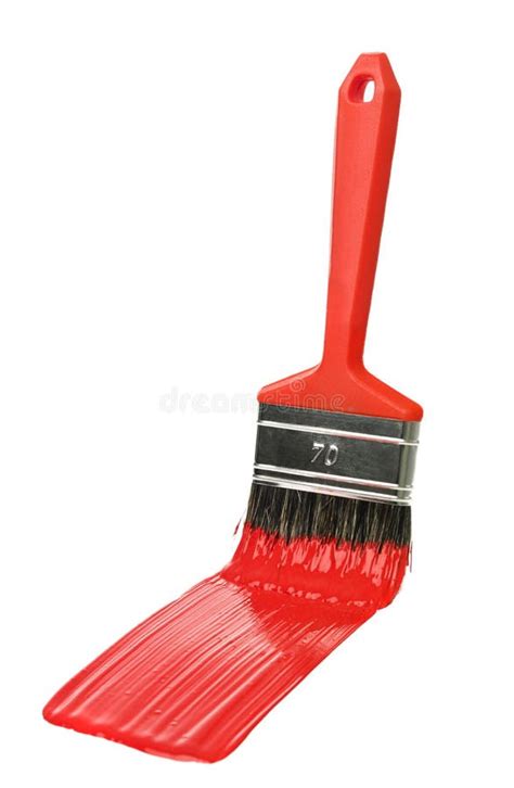 Red Paintbrush Stock Photo Image Of Decorating Color 18020534