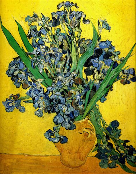 1890 Van Gogh Les Iris Irises Huile Sur Toile 92x73 5 Cm 1 Art Van