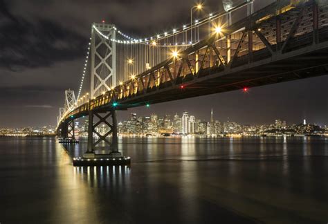 Download wallpapers sci fi bridge for monitor with resolution 1920x1080 and tags on page: City Of San Francisco Bay Bridge Night Lights California ...