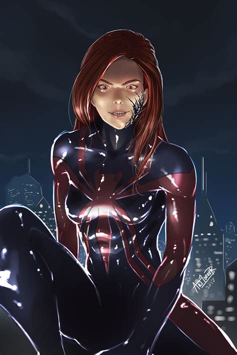 Ultimate Spider Woman Mary Jane By Art1derer On Deviantart