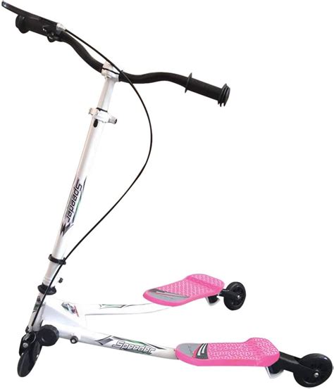 Kids Y Flicker Speeder Tri Slider Wiggle Scissor Push Scooter 3 Wheels