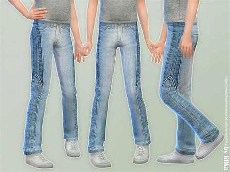 Girls Basic Jeans 04 By Lillka At Tsr Sims 4 Updates