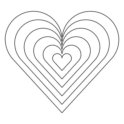 Heart Coloring Book Pages Coloring Pages