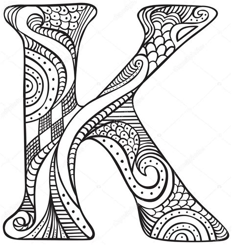 Letter K Drawing At Getdrawings Free Download