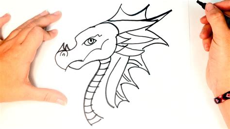 Cómo Dibujar Un Dragón Paso A Paso Dibujo Fácil De
