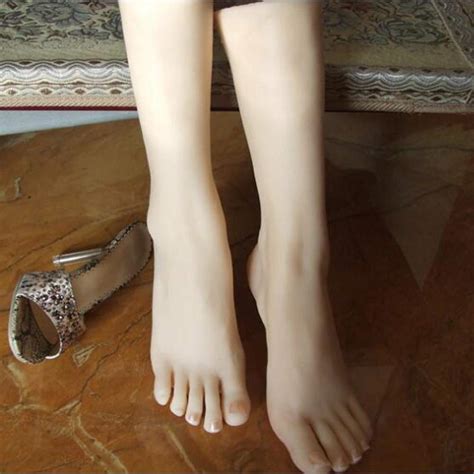 retail and services mannequins and dress forms 1 pair lifesize realistic silicone foot mannequin