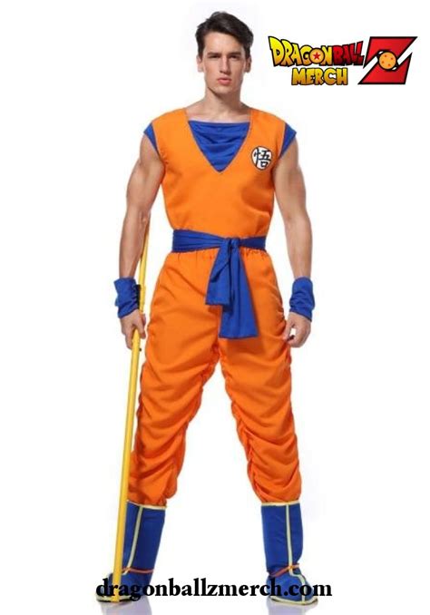 Dragon Ball Z Son Gokus Training Suit Set Adult Cosplay Costume