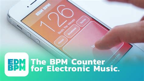 Bpm Counter App For Electronic Dance Music Edm Bpm Tap To Find Bpm