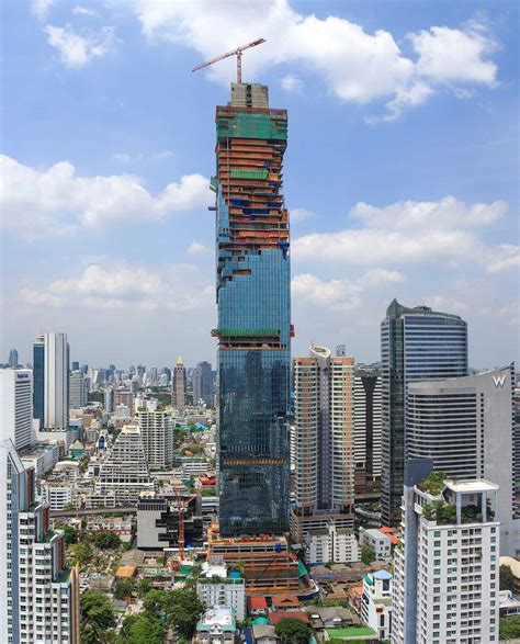 Tallest Building In Thailand The Mahanakhon Tower Comansa