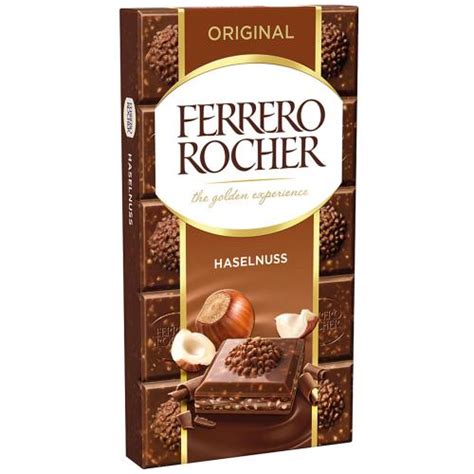 Köp Ferrero Rocher Milk Chocolate Bar 90g Hos Coopers Candy