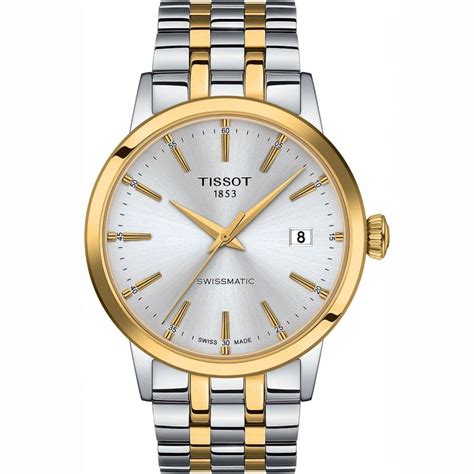 Tissot Mens Classic Dream Watch Two Tone Watches From Francis