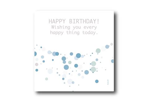 Digital Birthday Card Wishes Instant Download Printable At Home