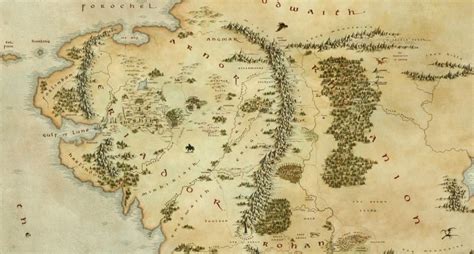 Middle Earth By Daniel Reeve Middle Earth Map The Hobbit Map The Hobbit