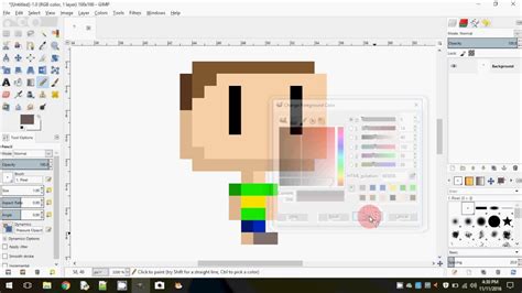How To Do Pixel Art In Gimp Youtube