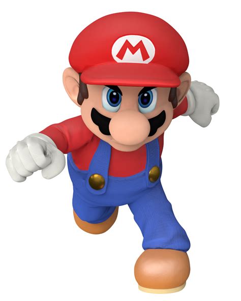 Super Smash Bros Mario Render By Nintega Dario On Deviantart Mario