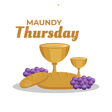 Maundy Thursday Vector Hd Images Thursday Maundy Design With Wine