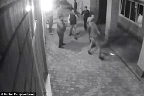 Russian Boxer Nicolai Vlasenko Knocks Out Of Thugs After They Harassed Wife Daily Mail Online