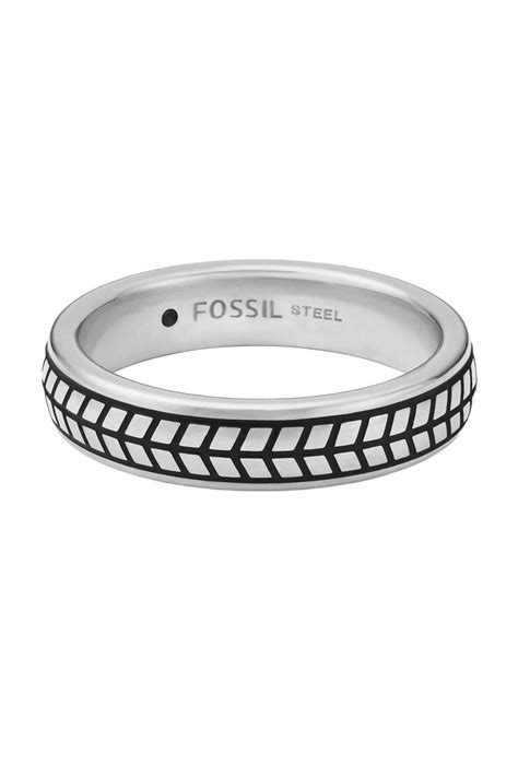 Fossil Ring Jf04099040 Mens Dress Zilverkleurig Wehkamp
