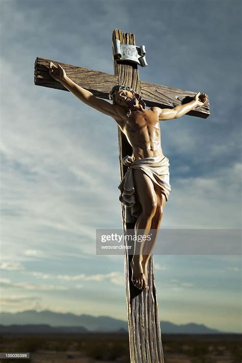 Christ On The Cross High Res Stock Photo Getty Images