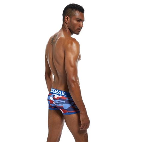 Jockmail Jm413 Camouflage Boxer Blauw